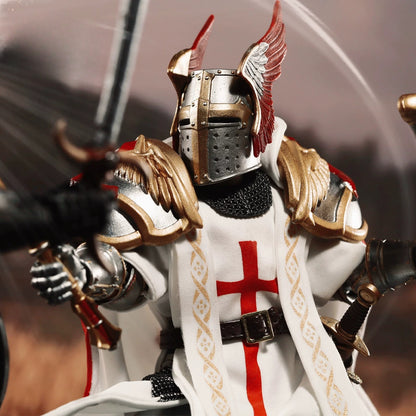 Replacement Cape for 1/12 Action Figure, Soft Goods Cloak for Crusader Priest