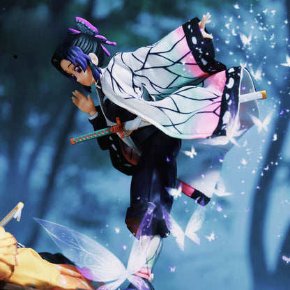 Replacement Haori for 1/12 Action Figure, Soft Goods Cloak for Shinobu Kocho Demon Slayer