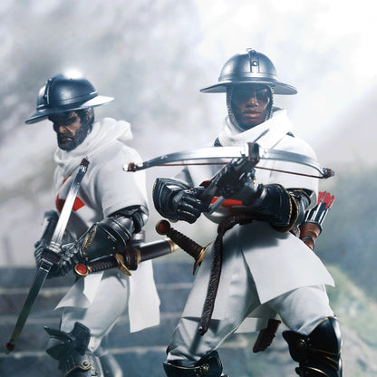 Replacement Cape Set for 1/12 Action Figure, Soft Goods Cloak for Crusader Archer