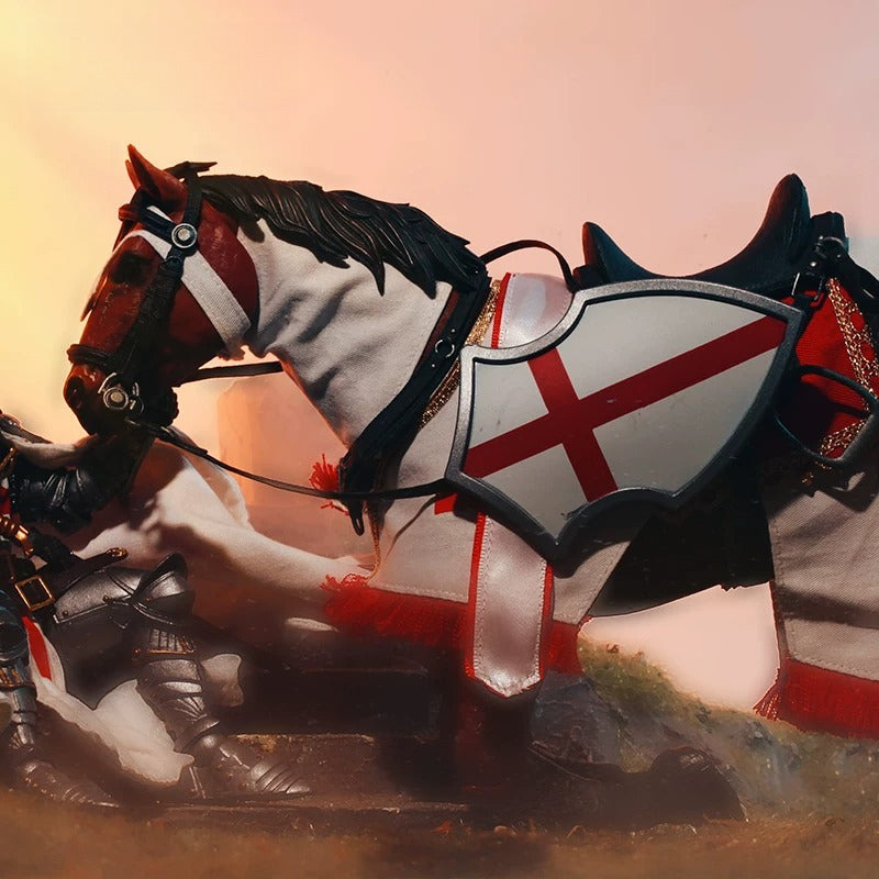 Replacement Horse Cape for 6 Inch Action Figure, 1/12 Scale Soft Goods Barding for Warhorse