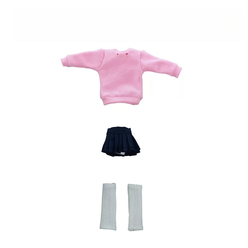 Replacement School Uniform Set for 1/12 Action Figure, Soft Goods Outfit for Momo Ayase Dandadan