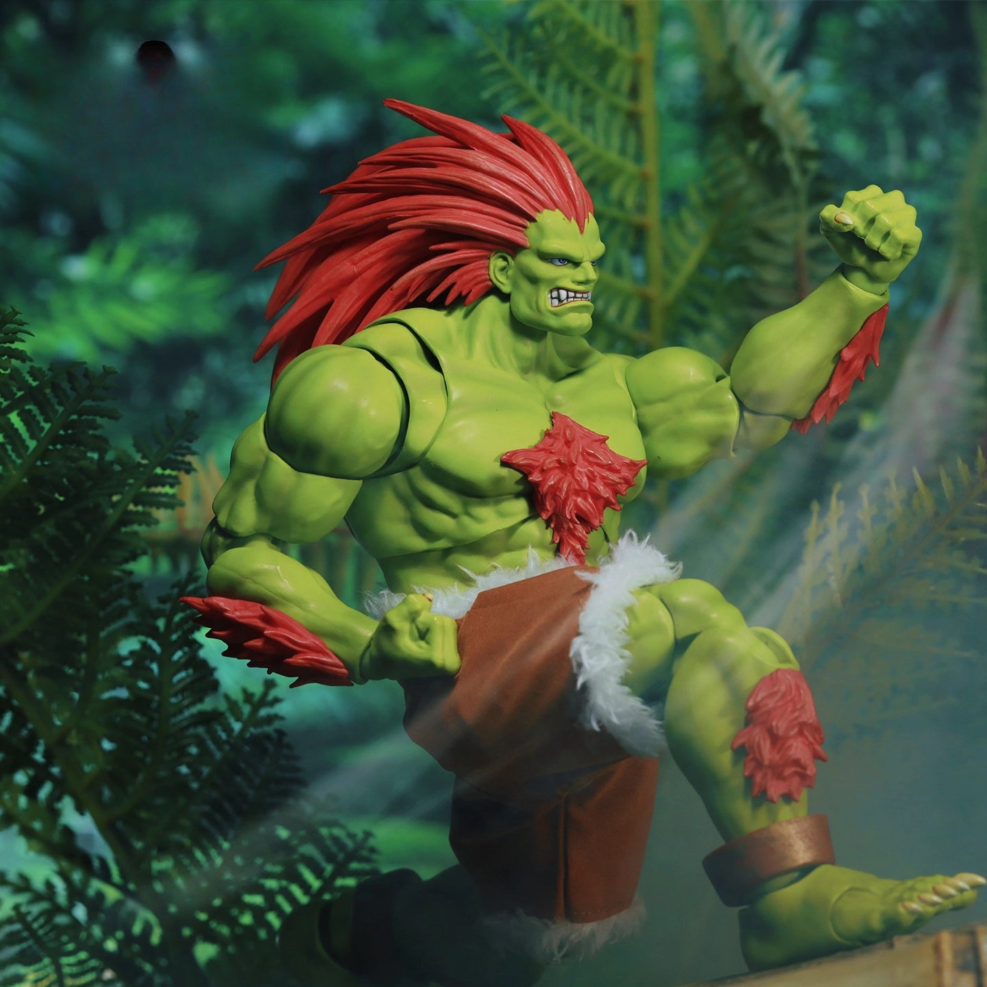 Replacement Cape for 1/12 Action Figure, Soft Goods Cloak for Blanka Street Fighter 7.5 Inch