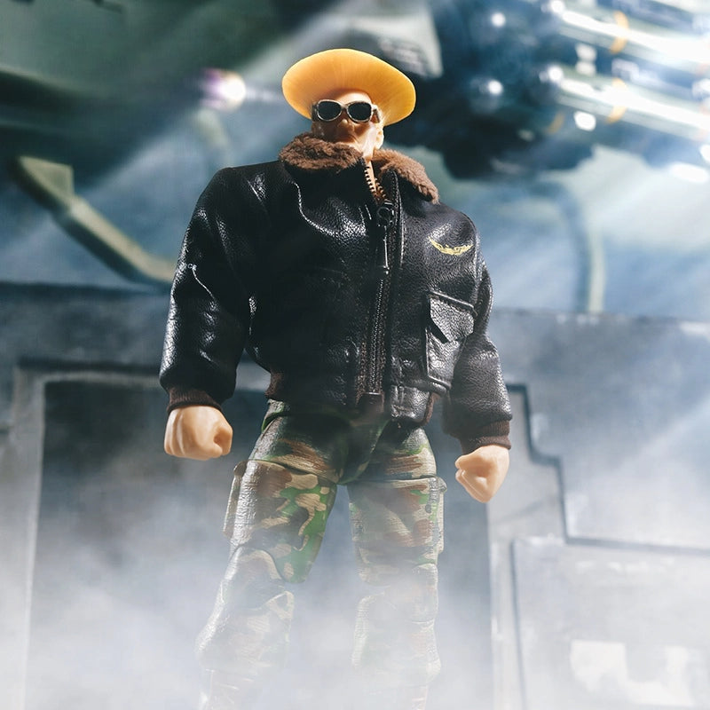 Replacement Cloth Outfit for 1/12 Action Figure, Soft Goods Uniform for Guile Street Fighter II