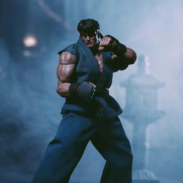 Replacement Cloth Set for 1/12 Action Figure, Soft Goods Gi Outfit for Ryu Street Fighter II