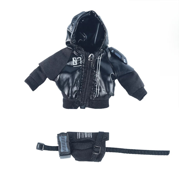 Replacement Cloth Set for 1/12 Action Figure, Soft Goods Outfit for Black Rock Shooter 6 Inch