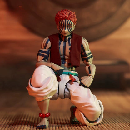 Replacement Vest for 1/12 Action Figure, Soft Goods Outfit for Akaza Demon Slayer