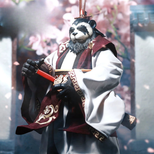 Replacement Cape for 7 Inch Action Figure, Chinese Style Cloak for Panda General Wu Qinglie