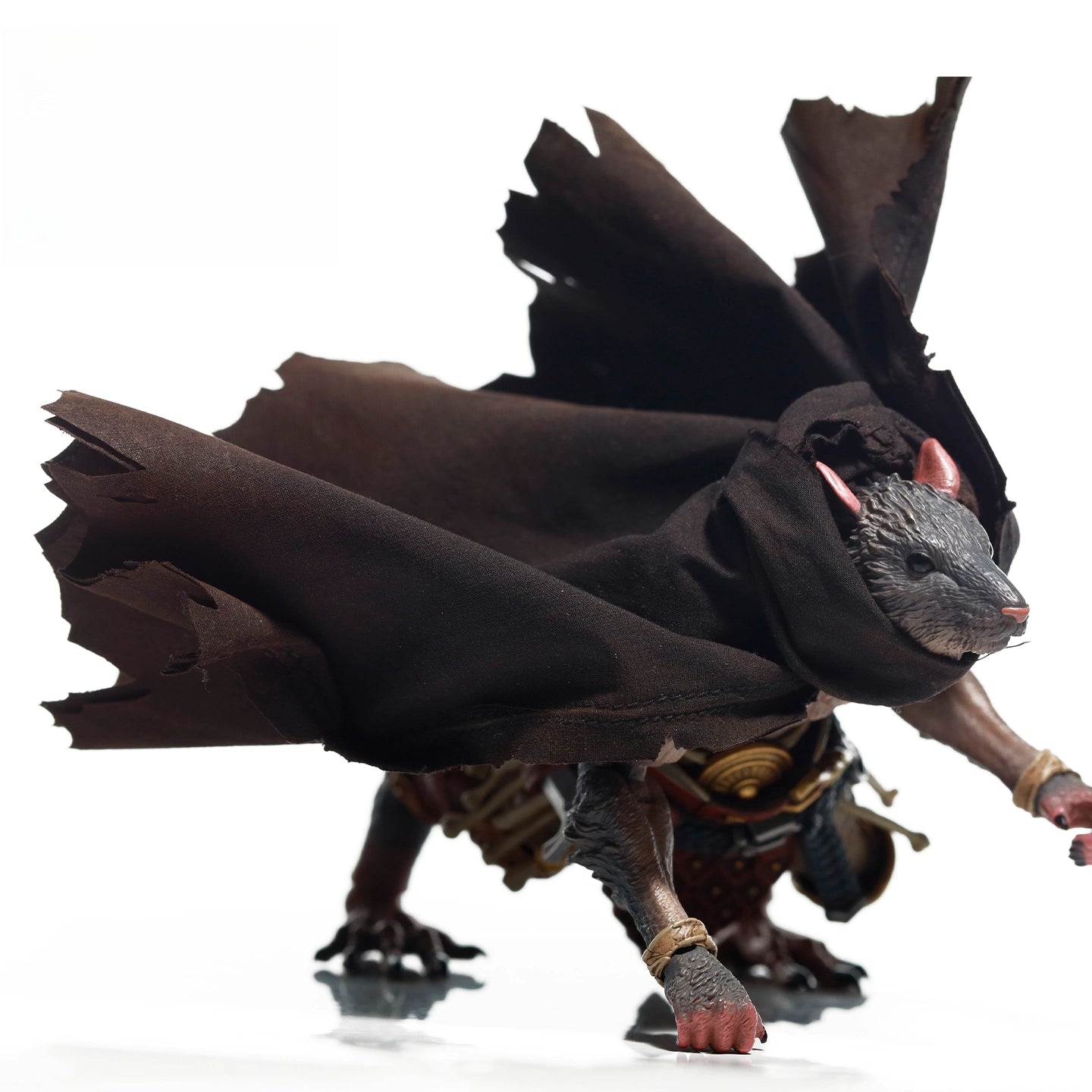 Replacement Cape for 1/12 Action Figure, Soft Goods Cloak for Rat King Rogue