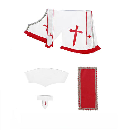 Replacement Cape Set for 1/12 Action Figure, Soft Goods Cloak for Crusader Archer
