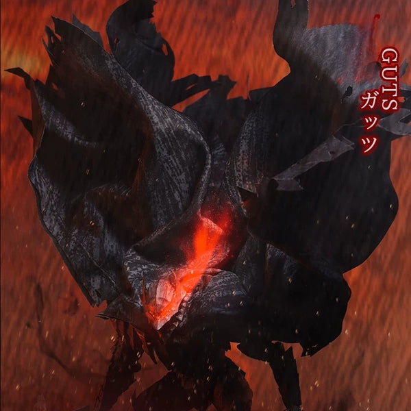 SH Figuarts Berserk Guts Custom Cape - Premium Soft Goods Replacement for Berserker Armor Black Swordsman Action Figure