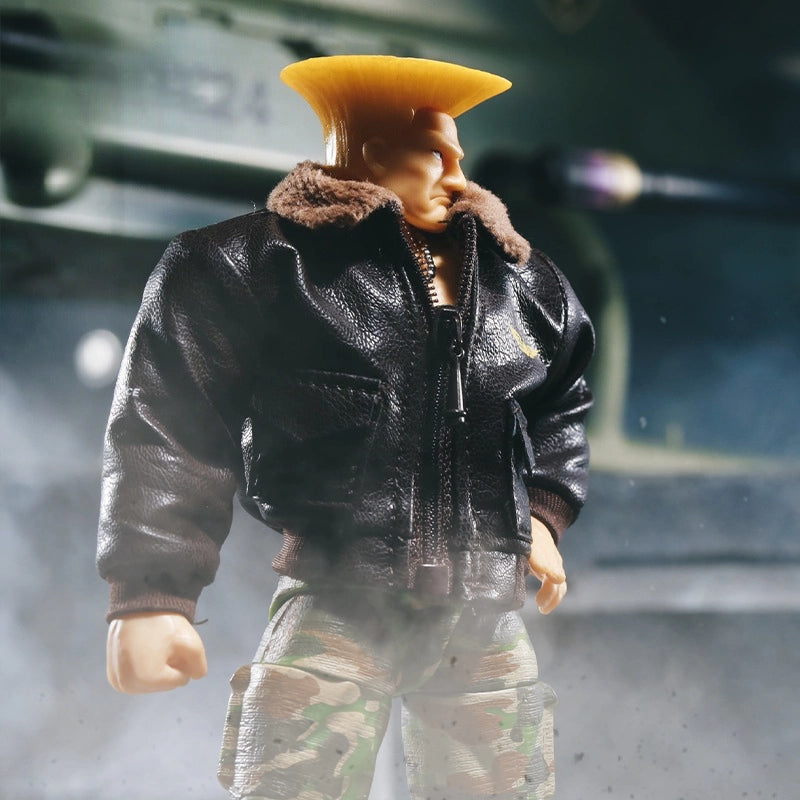 Replacement Cloth Outfit for 1/12 Action Figure, Soft Goods Uniform for Guile Street Fighter II