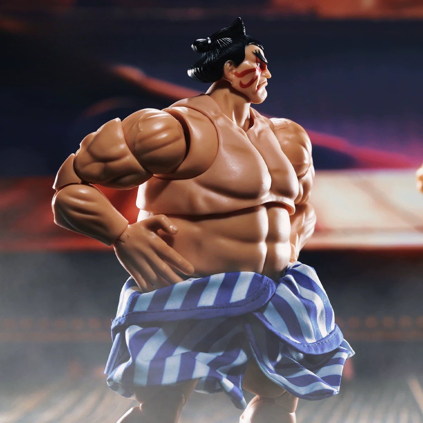 Replacement Cloth Mawashi for 1/12 Action Figure, Soft Goods Belt for E. Honda Street Fighter II