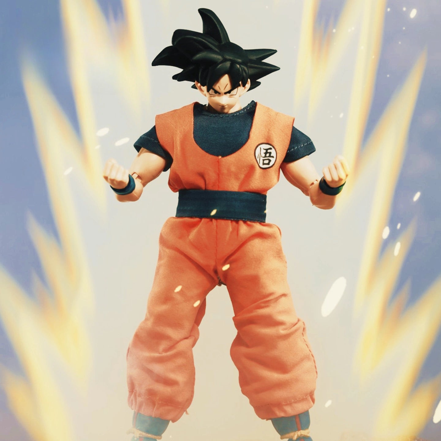 Replacement Cloth Gi for 1/12 Action Figure, Soft Goods Outfit for Super Saiyan Goku