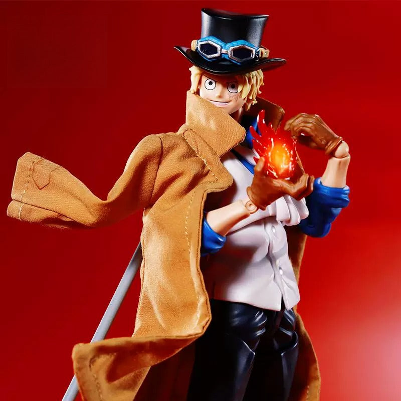Replacement Coat for 1/12 Action Figure, Soft Goods Cloak for Sabo One Piece