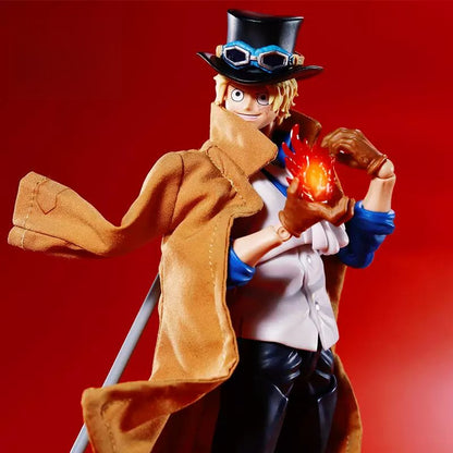 Replacement Coat for 1/12 Action Figure, Soft Goods Cloak for Sabo One Piece
