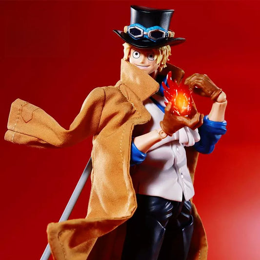 Replacement Coat for 1/12 Action Figure, Soft Goods Cloak for Sabo One Piece