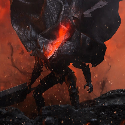 SH Figuarts Berserk Guts Custom Cape - Premium Soft Goods Replacement for Berserker Armor Black Swordsman Action Figure