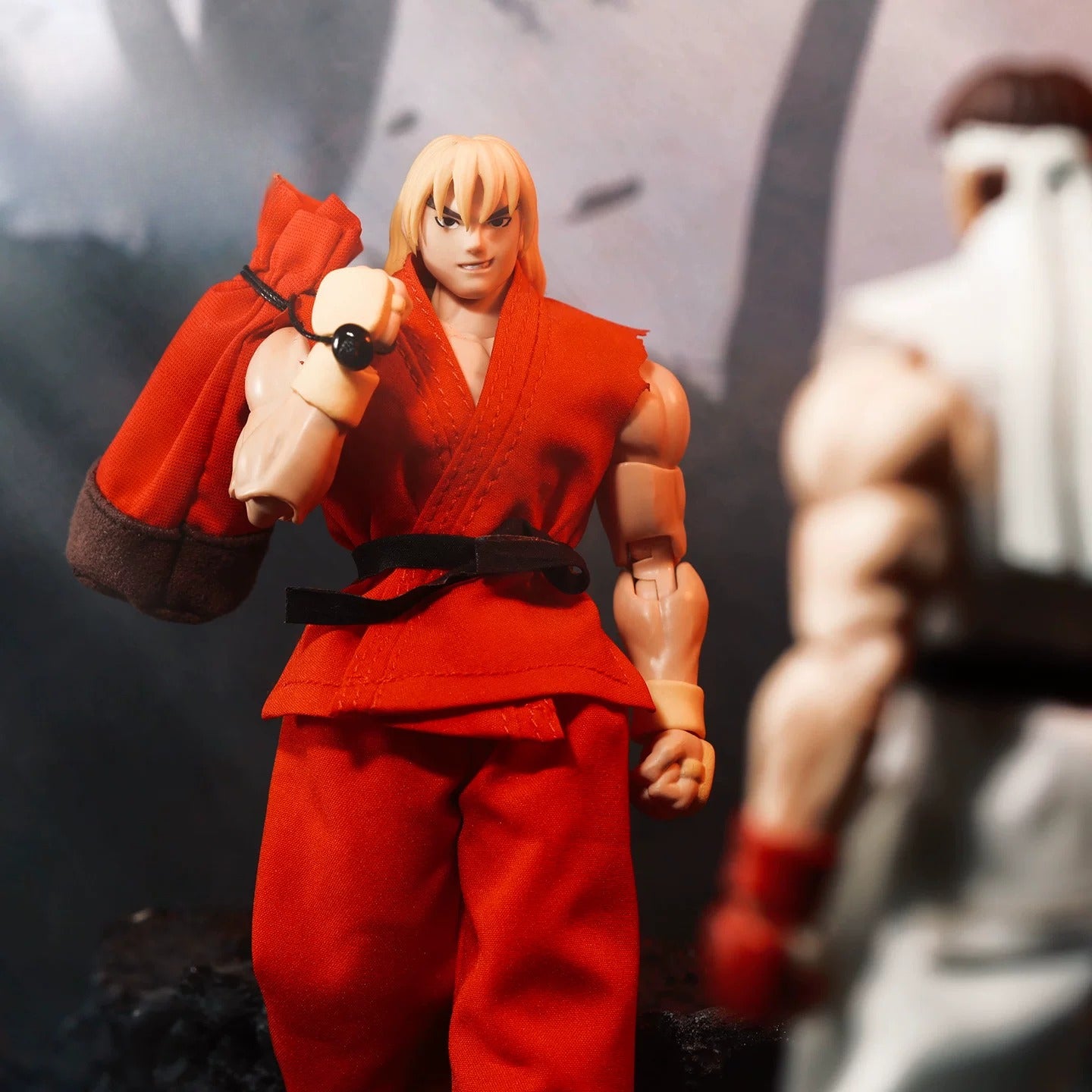 Replacement Cloth Set for 1/12 Action Figure, Soft Goods Outfit for Ryu Ken Street Fighter Alpha 3