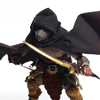 Replacement Cape for 1/12 Action Figure, Soft Goods Cloak for Rat King Rogue