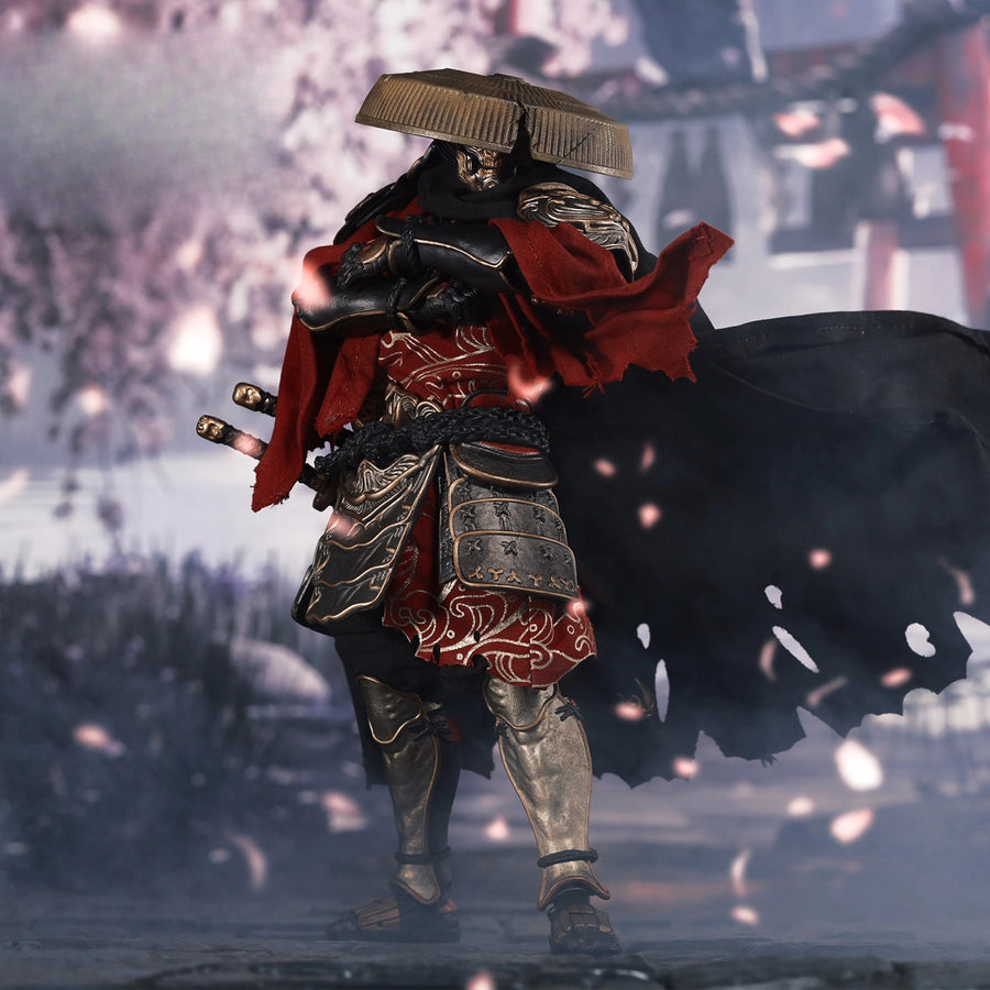 Ersatz-Stoffset für 1:12 Samurai-Actionfigur, Kimono-Outfit und Umhang aus weichen Stoffen für 7-Zoll-Ninja/Samurai
