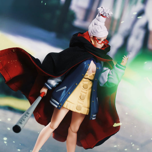 Replacement Cape for 1/12 Action Figure, Soft Goods Cloak for Seiko Dandadan