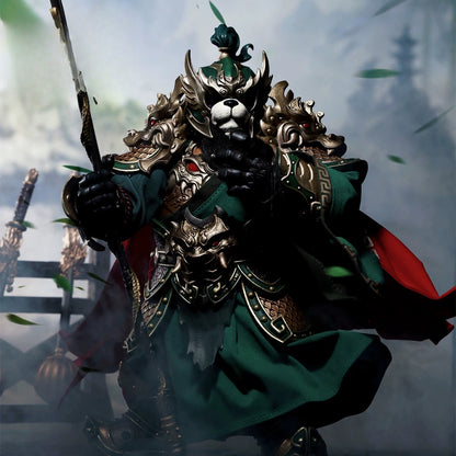 Replacement Cape for 7 Inch Action Figure, Chinese Style Cloak for Panda General Wu Qinglong