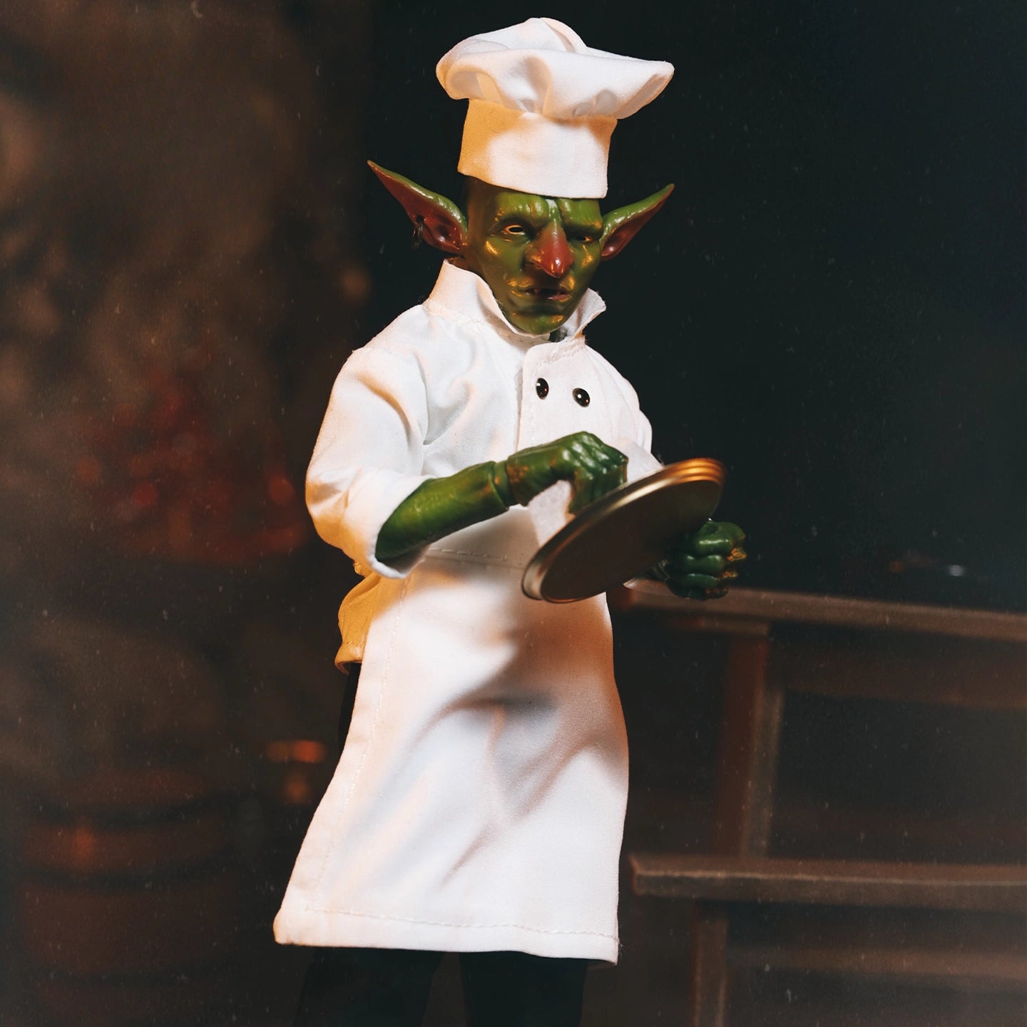 Replacement Chef Outfit for 1/12 Action Figure, Soft Goods Costume for Mohawk Goblin 5.5 Inch