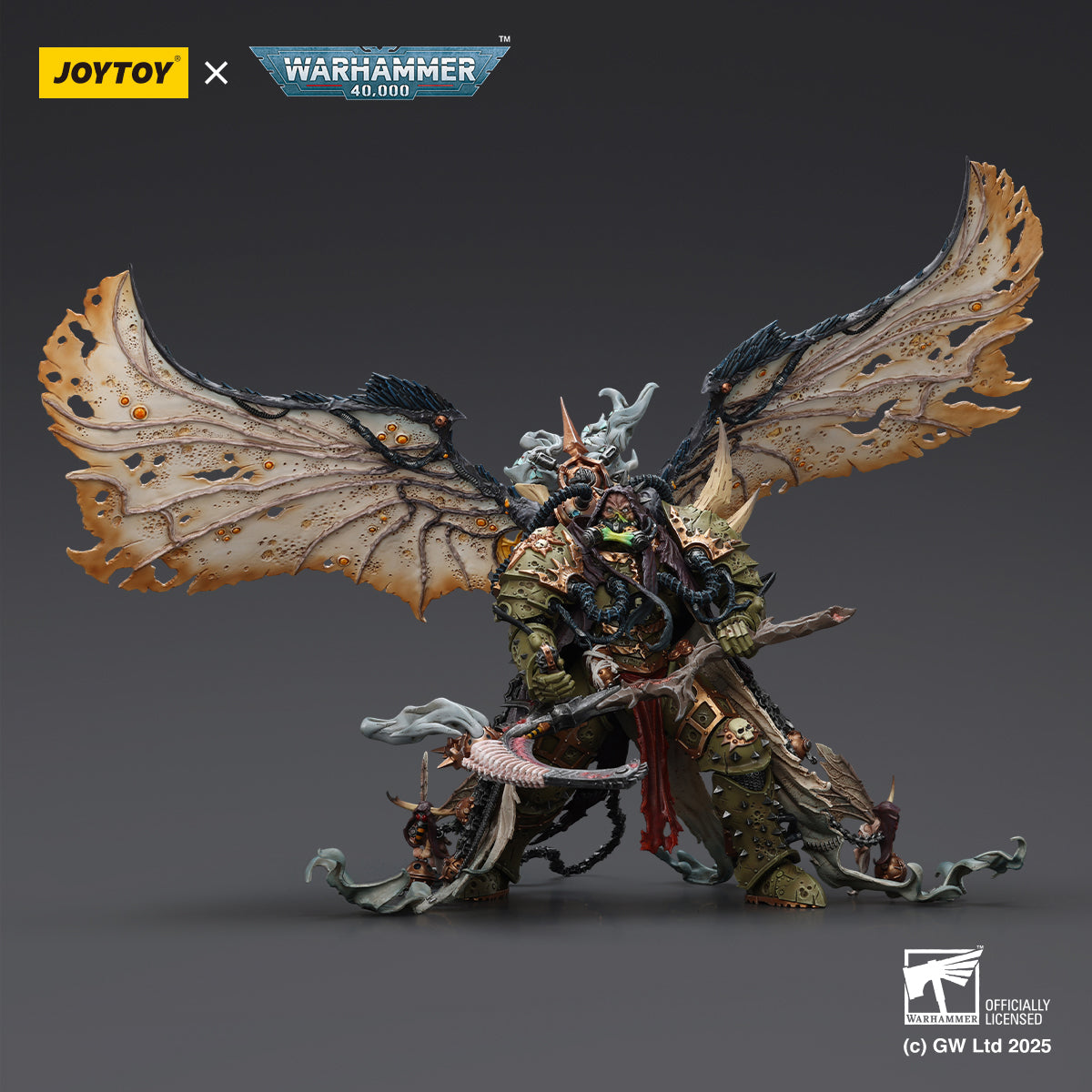 Pre-order Mortarion， Daemon Primarch of Nurgle with Ancient weapons‘The Lantern' and ‘Silence'