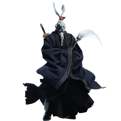 Replacement Taoist Robe Set for 1/12 Action Figure, Soft Goods Outfit for Kensai the Nameless One 8.66 Inch