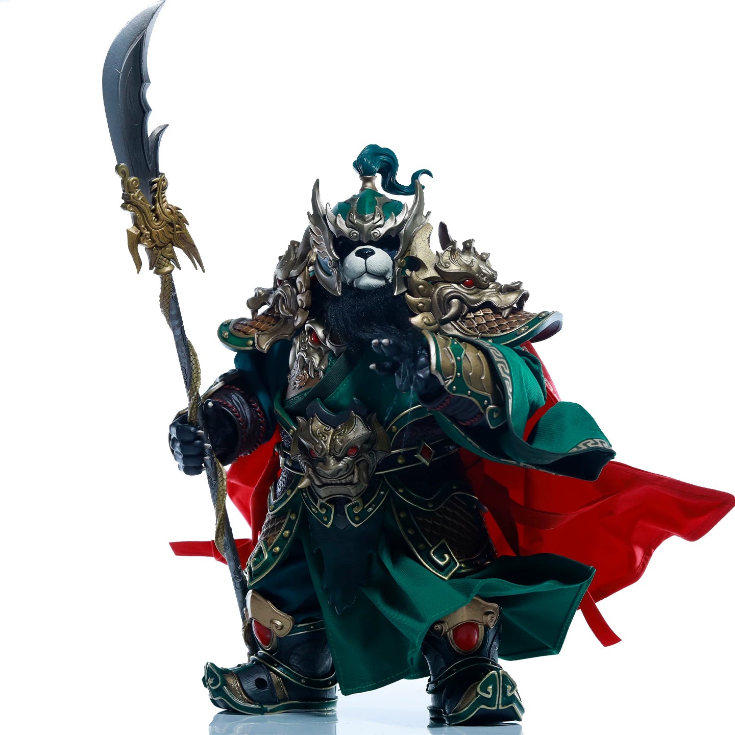 Replacement Cape for 7 Inch Action Figure, Chinese Style Cloak for Panda General Wu Qinglong