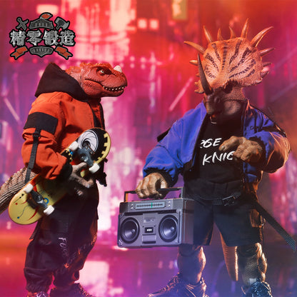 Replacement Outfit for 1/12 Action Figure, Soft Goods Clothes for Ceratopsian Dinosaur Figure