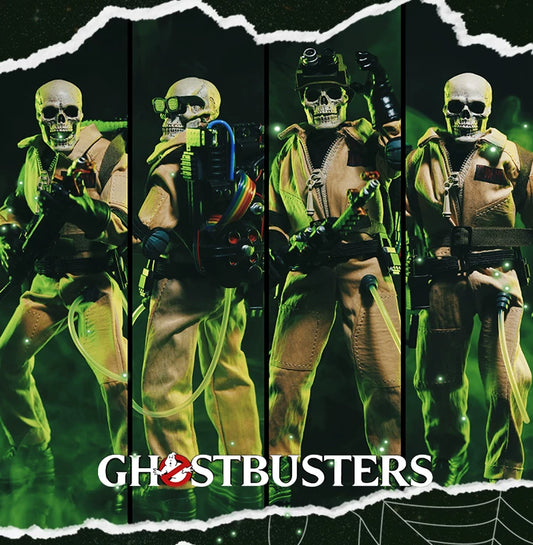 Replacement Cloth Set for 1/12 Action Figure, Ghostbusters Style Costume for Skeleton