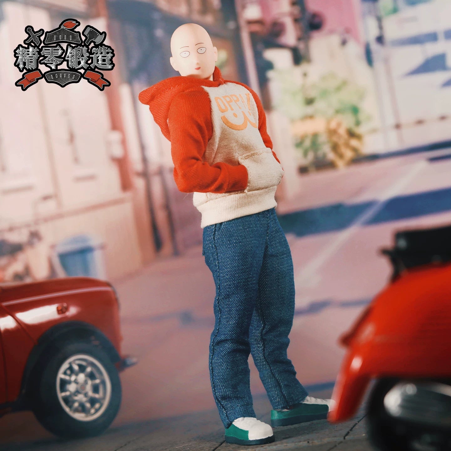 Replacement Casual Outfit for 1/12 Action Figure, Soft Goods Clothes for Saitama One-Punch Man