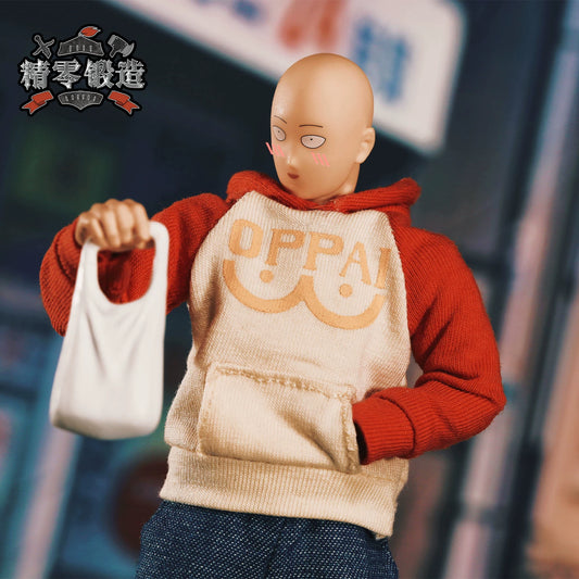 Replacement Casual Outfit for 1/12 Action Figure, Soft Goods Clothes for Saitama One-Punch Man