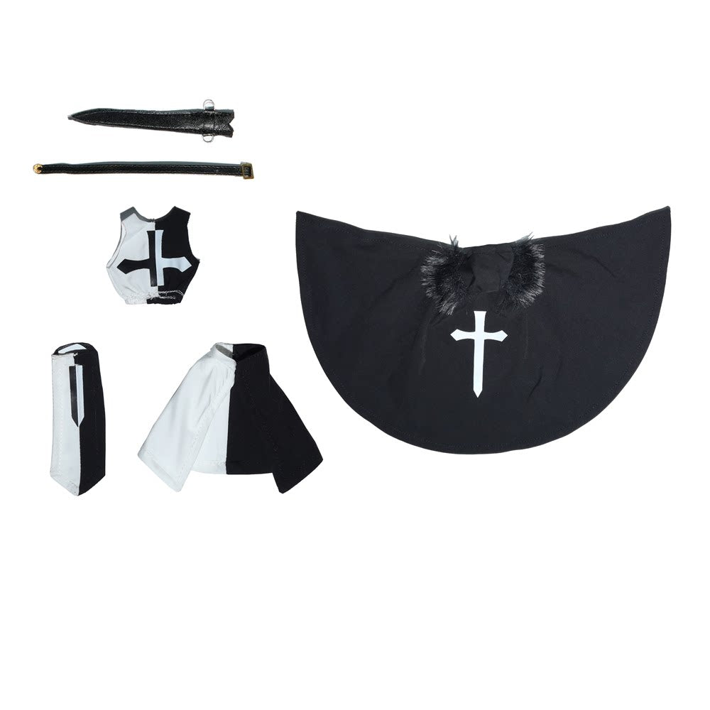 Replacement Cape for 6 Inch Action Figure, Soft Goods Cloak for Black Knight Hero