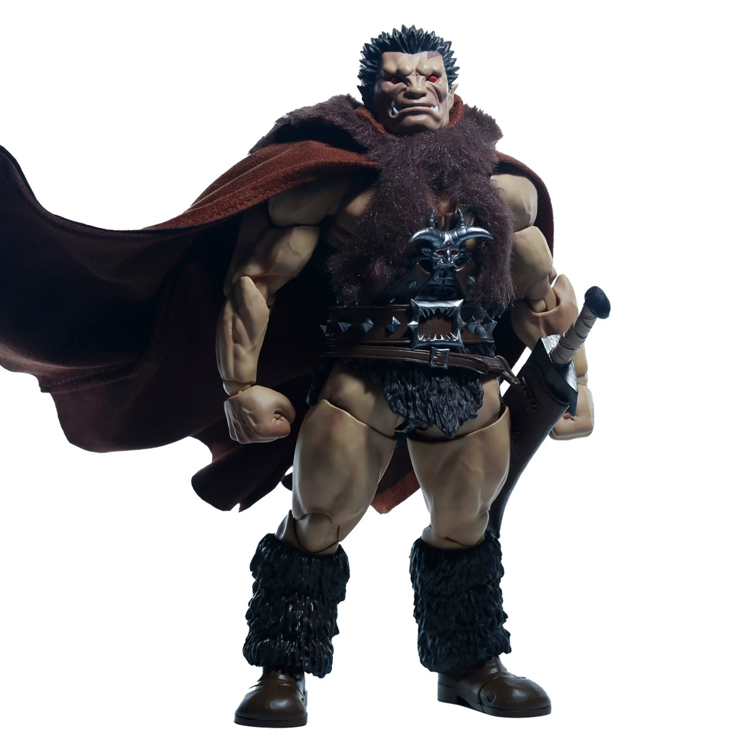 Replacement Cape for 1/12 Action Figure, Faux Fur Cloak for Zodd Berserk