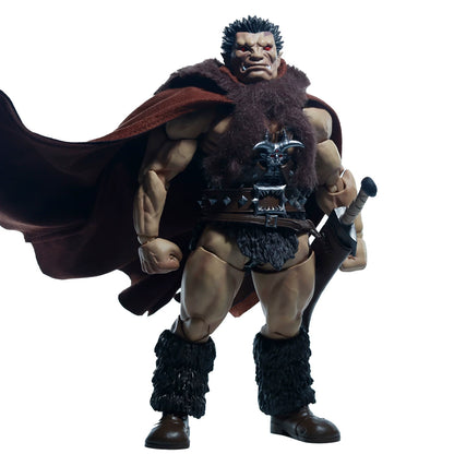 Replacement Cape for 1/12 Action Figure, Faux Fur Cloak for Zodd Berserk