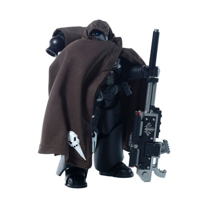 Replacement Cape for 1/18 Action Figure, Custom Cloak for Raven Guard Corvus Corax
