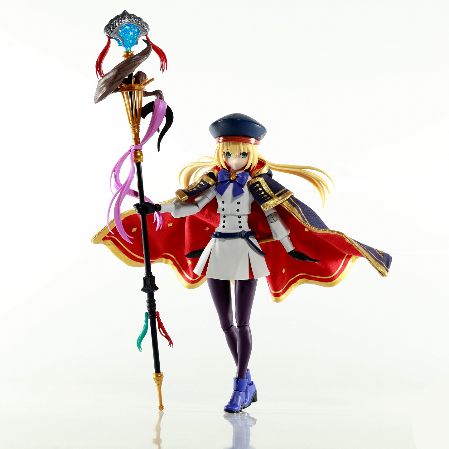 Replacement Cape for 1/12 Action Figure, Soft Goods Cloak for Artoria Caster Fate/Grand Order