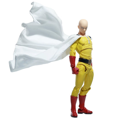 Replacement Cape for 1/12 Action Figure, Soft Goods Cloak for Saitama One-Punch Man