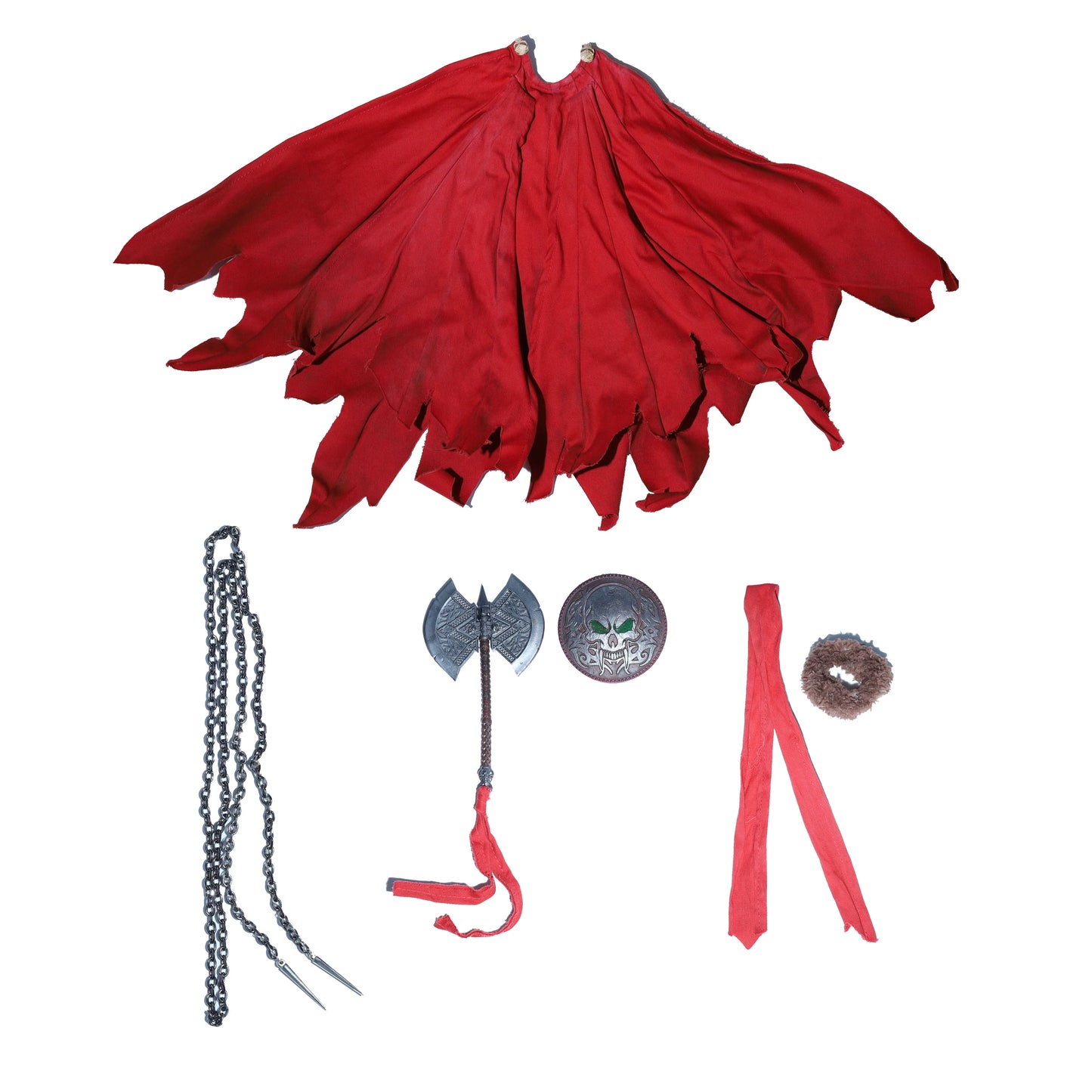 Replacement Cape Set for 7 Inch Action Figure, Soft Goods Custom Cloak for Medieval Spawn 7" Figure