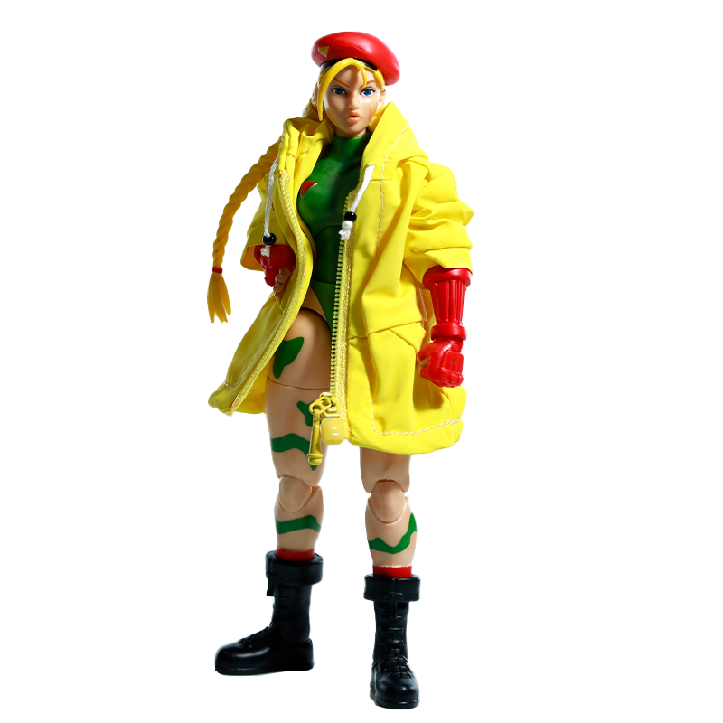Replacement Yellow Jacket for 1/12 Action Figure, Soft Goods Coat for Cammy Street Fighter 6
