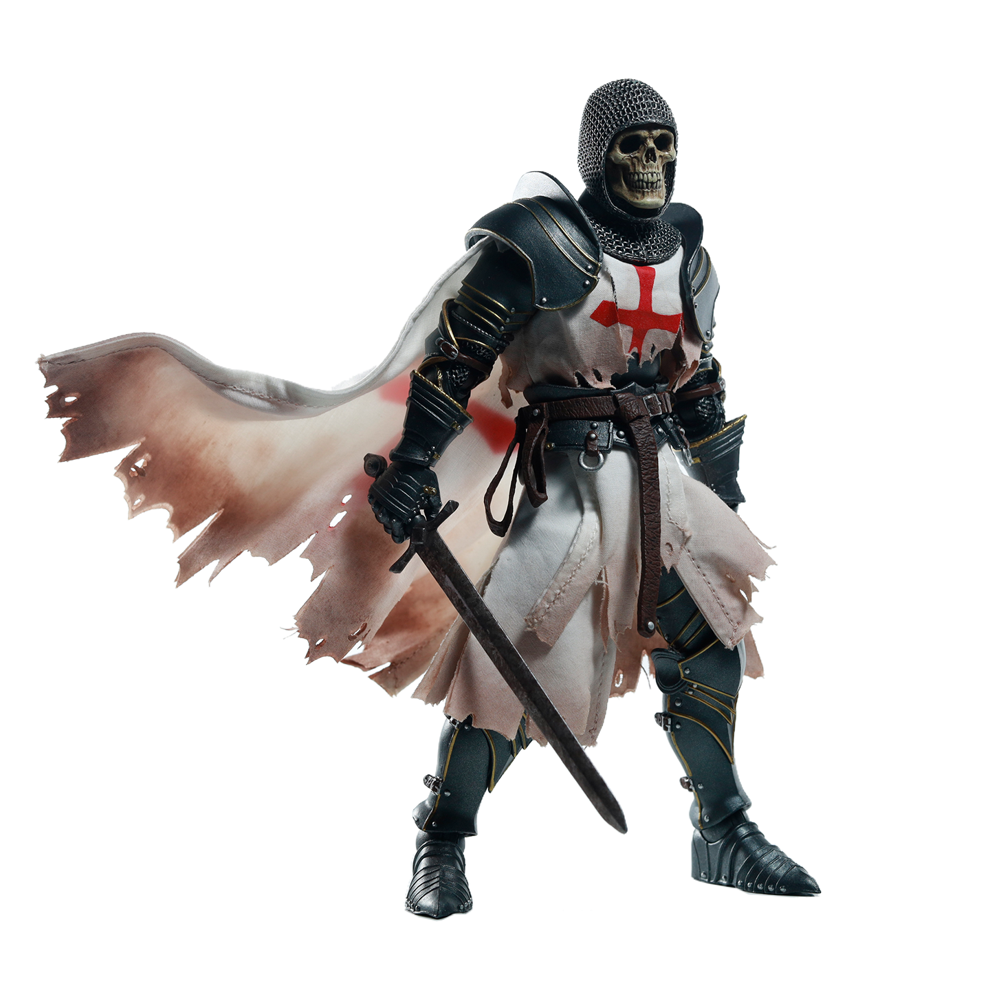 Replacement Cloth Set for 1/12 Action Figure, Soft Goods Costume for Skeleton Crusader 2.0