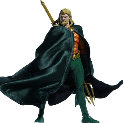 Replacement Cape for 7 Inch Action Figure, Soft Goods Custom Cloak for Aquaman Endless Winter DC Figure