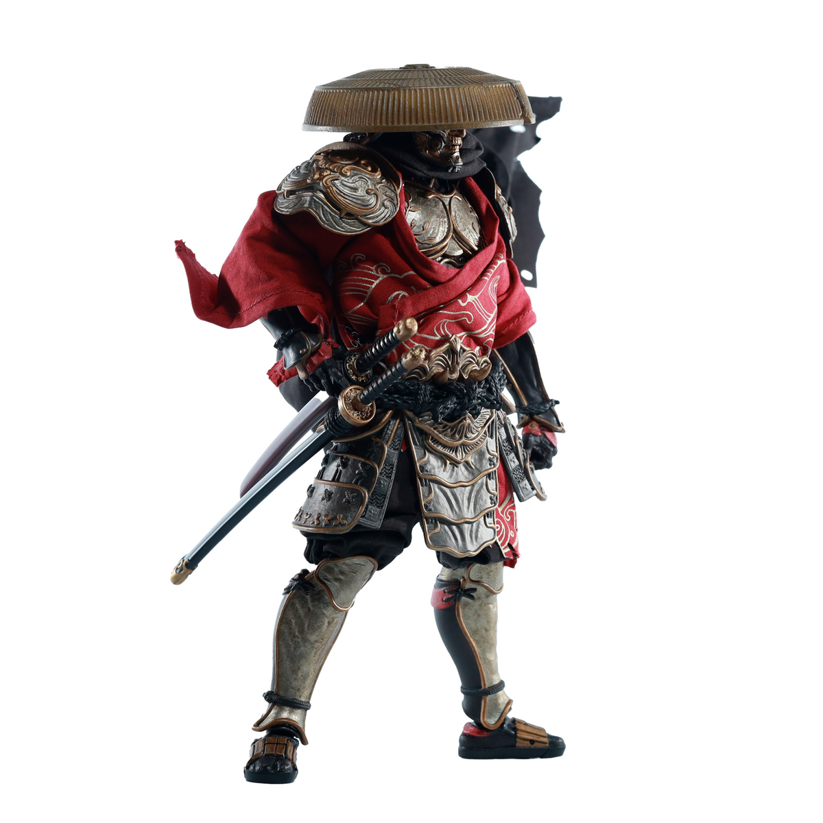 Replacement Cloth Set for 1/12 Samurai Action Figure, Soft Goods Kimono Outfit & Cape for 7 Inch Ninja/Samurai