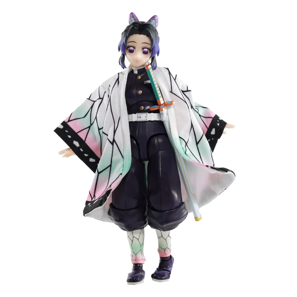 Replacement Haori for 1/12 Action Figure, Soft Goods Cloak for Shinobu Kocho Demon Slayer
