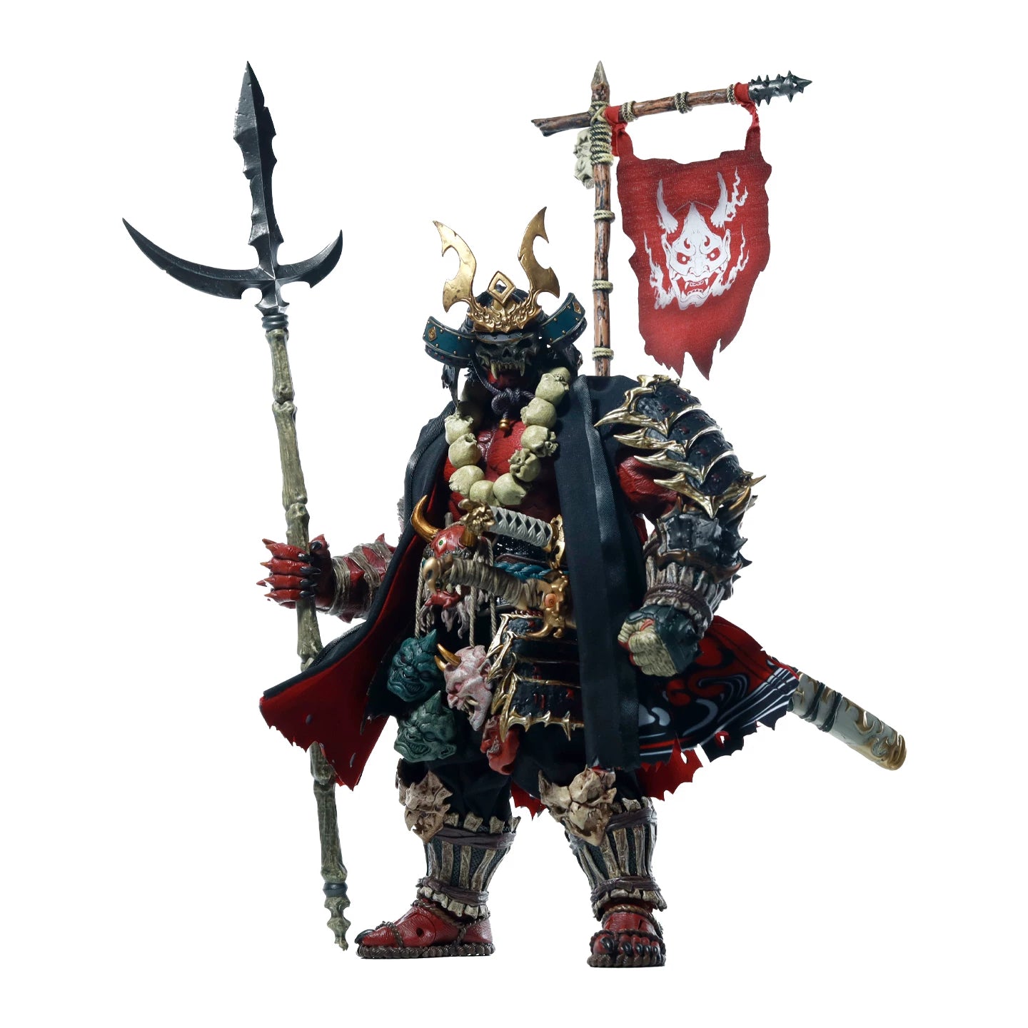 Replacement Cape for 1/10 Action Figure, Soft Goods Cloak for Oni-Faced Shura Takigawa