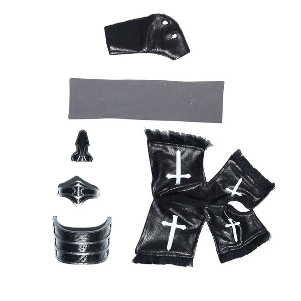 Replacement Cape for 6 Inch Action Figure, Soft Goods Cloak for Black Knight Hero