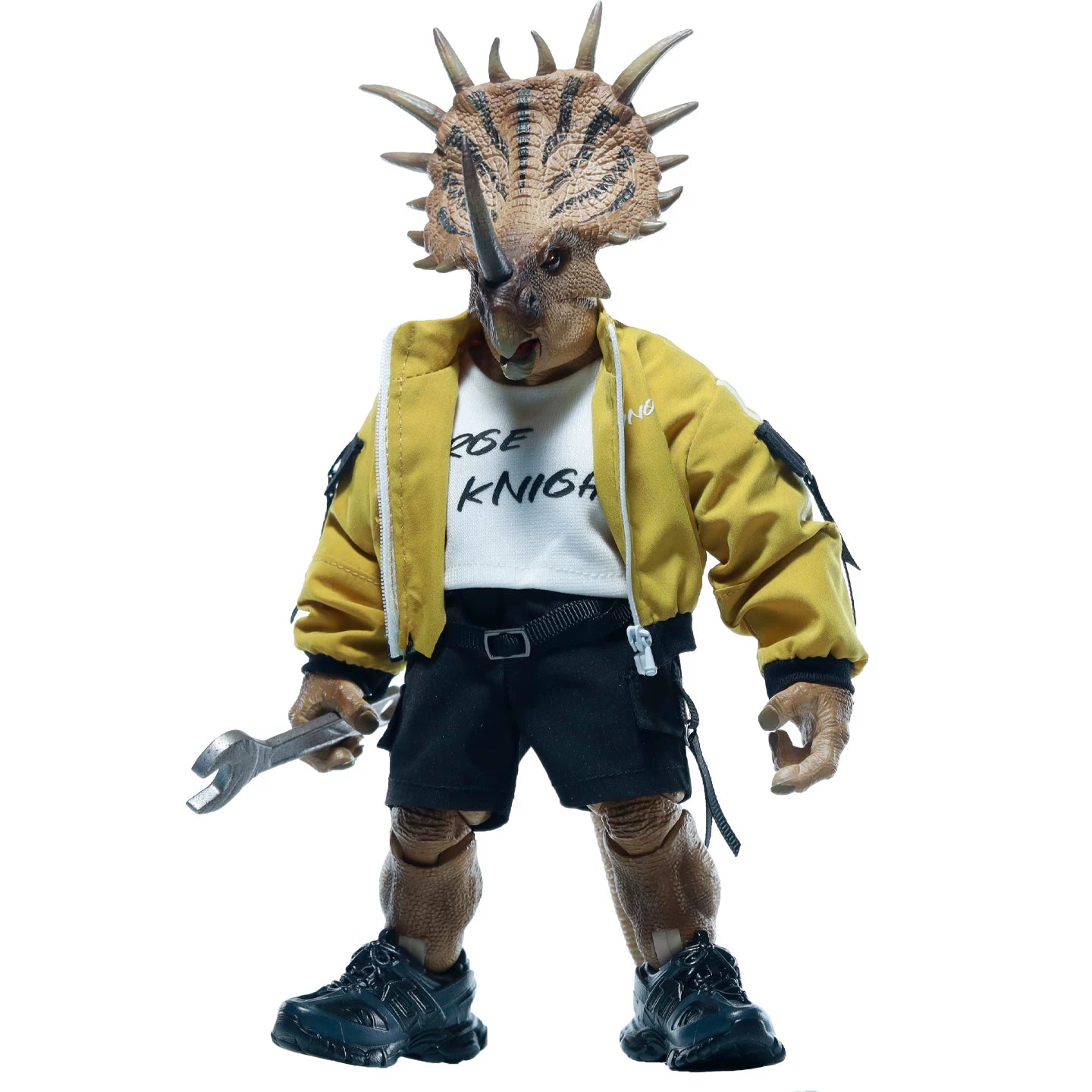 Replacement Outfit for 1/12 Action Figure, Soft Goods Clothes for Ceratopsian Dinosaur Figure