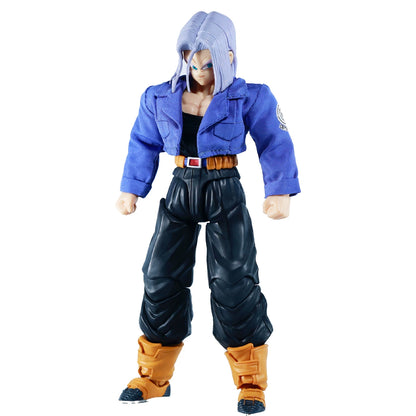 Replacement Soft Goods Jacket for 1/12 Action Figure, Trunks Denim Outfit for Dragon Ball Z